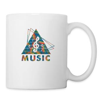 DJ Musik Retro Heavy Metal Hard Rock Punk Vinyl MX - Tasse - Weiß - Rechts