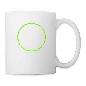 joyful living well-balanced lifestyle statement - Mug - white - Right