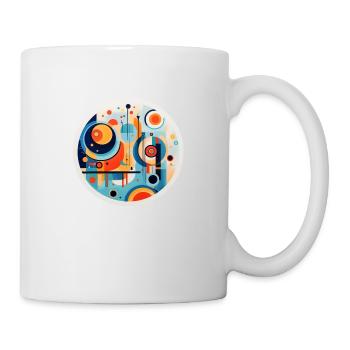 abstract art - Mug - white - Right