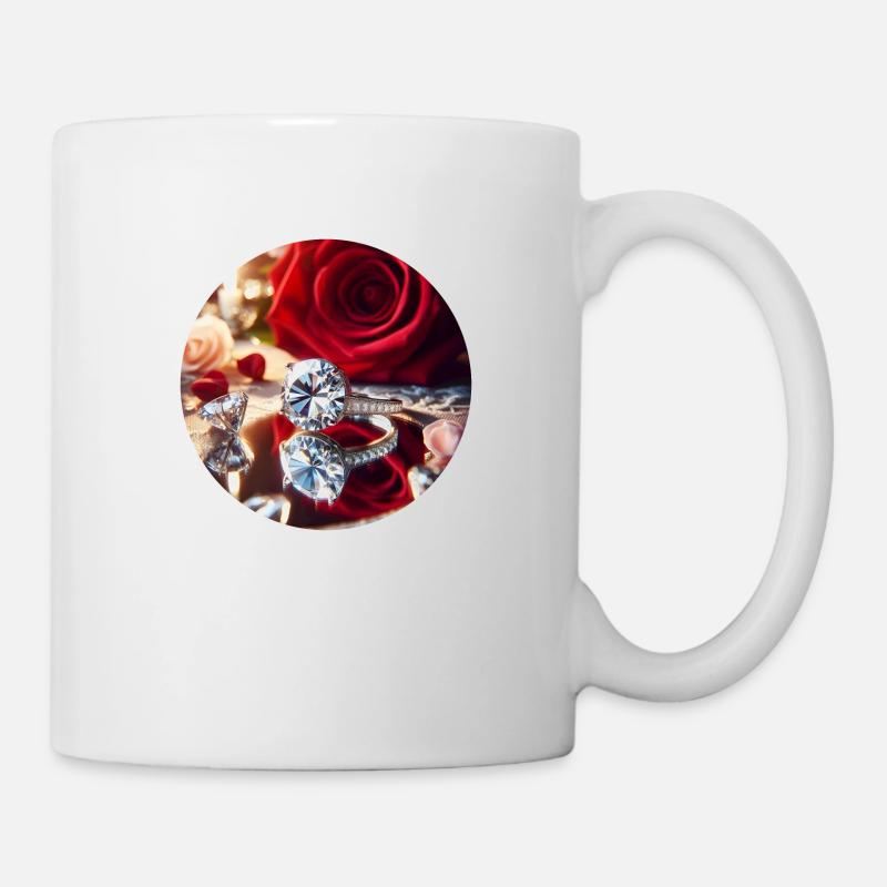 Diamant - Tasse - Weiß