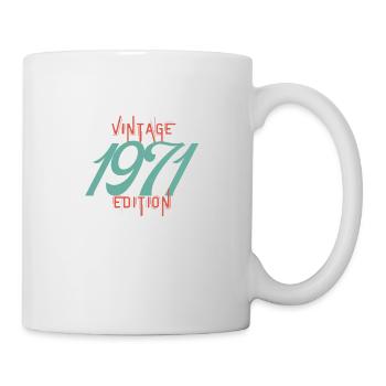 Jahrgang Ausgabe 1971 - Tasse - Weiß - Rechts