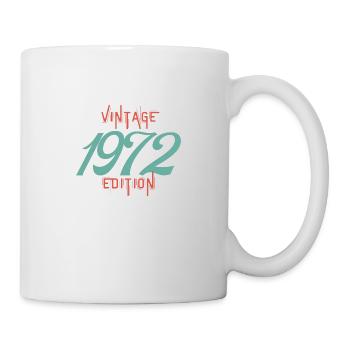 Jahrgang Ausgabe 1972 - Tasse - Weiß - Rechts