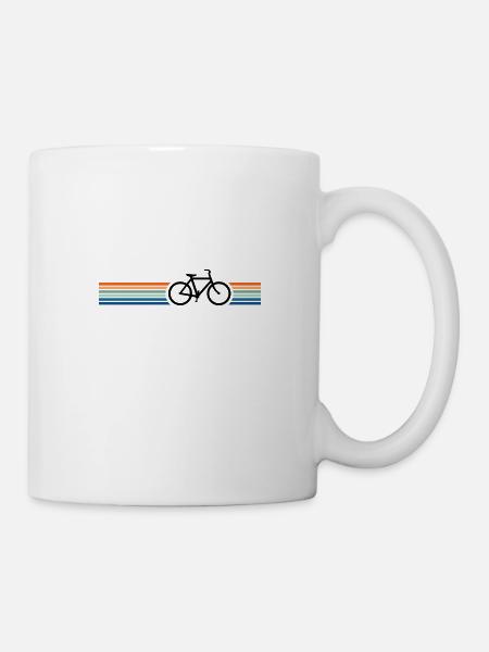 Bici d'epoca retrò - Tazza - bianco