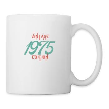 Jahrgang Ausgabe 1975 - Tasse - Weiß - Rechts