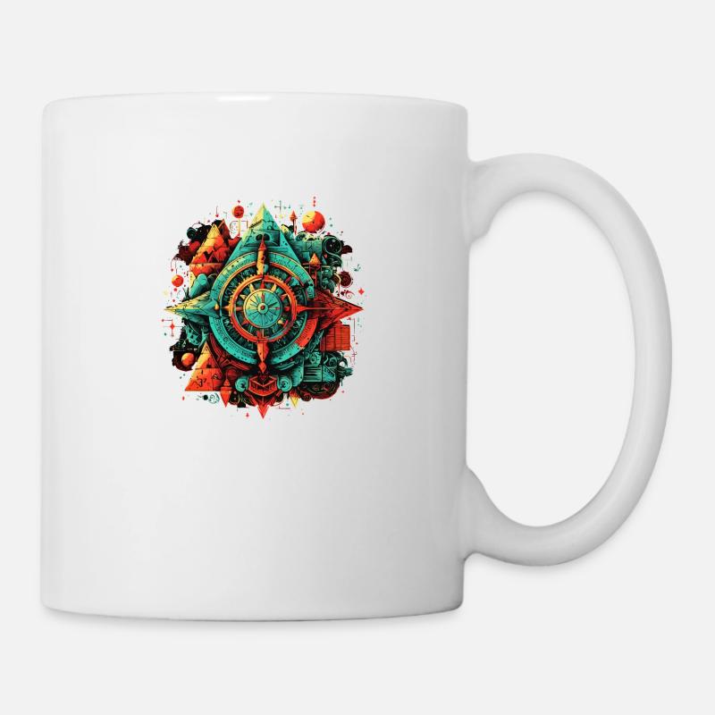 Beautiful Mathematical Architectural Construct - Mug - white