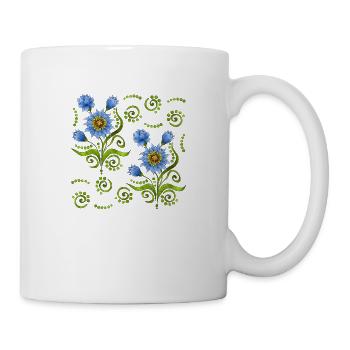 Blume - Tasse - Weiß - Rechts