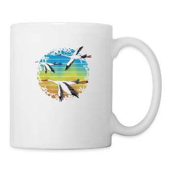 Störche - Tasse - Weiß - Rechts