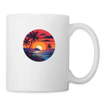 Tropisches Paradies - Tasse - Weiß - Rechts