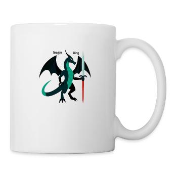Drachenkönig - Tasse - Weiß - Rechts