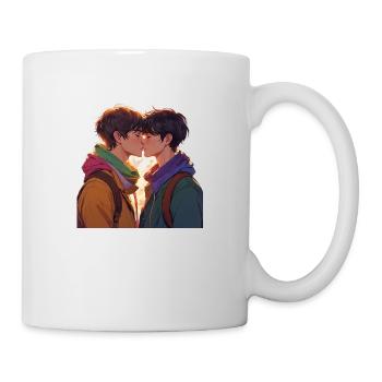 ##### Küssen ##### - Tasse - Weiß - Rechts