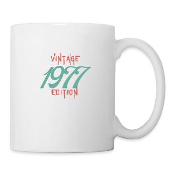 Jahrgang 1977 Ausgabe - Tasse - Weiß - Rechts