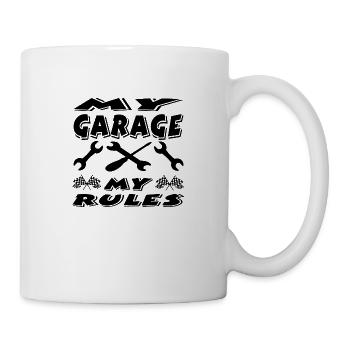 Garage - Tasse - Weiß - Rechts
