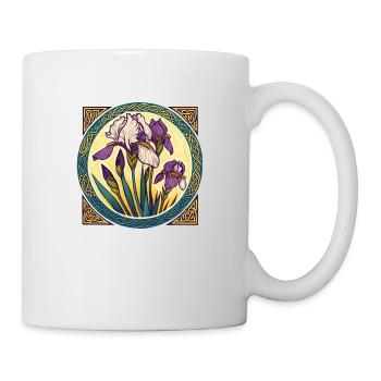 Purple Irises - Mug - white - Right