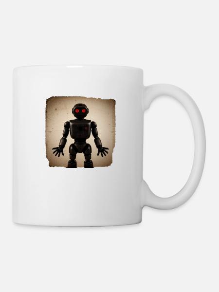 Black Robot - Mug - white