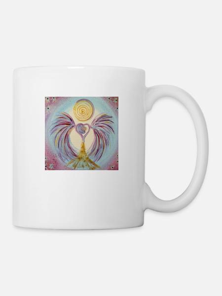 Herzengel Vertrautes Bewußtseinsleben - Tasse - Weiß