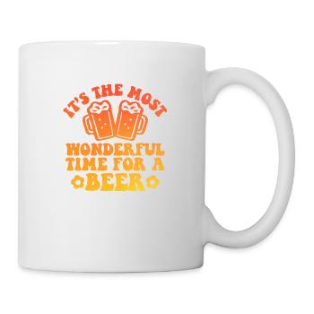 It's The Most Wonderful Time For A Beer - Tasse - Weiß - Rechts