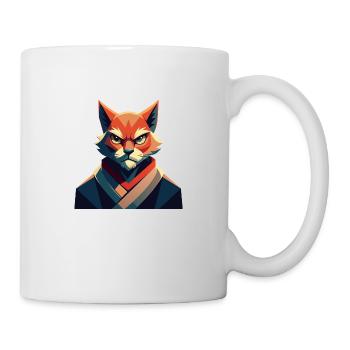 Angry Cat - Tasse - Weiß - Rechts