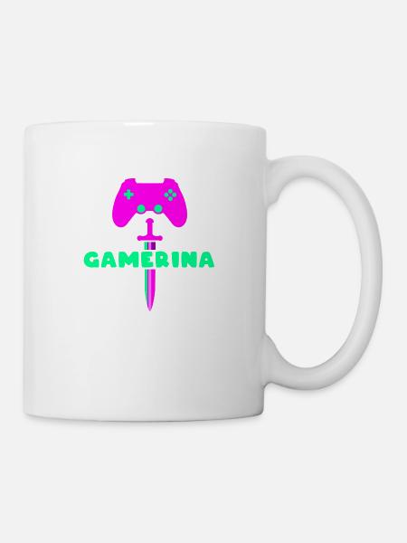 Gamerina - Tasse - Weiß