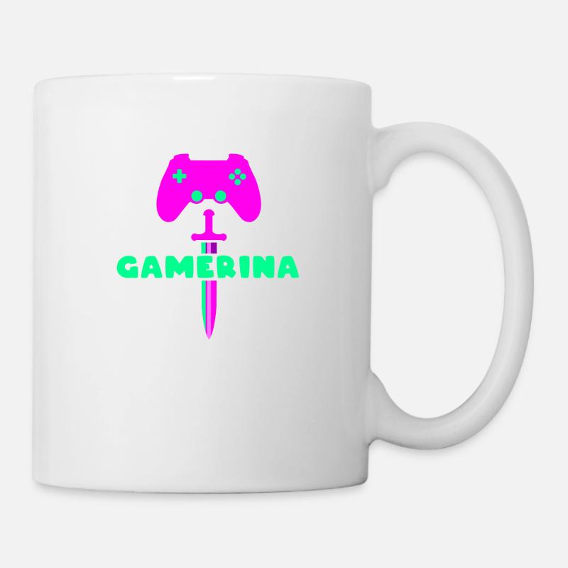 Gamerina - Tasse - Weiß