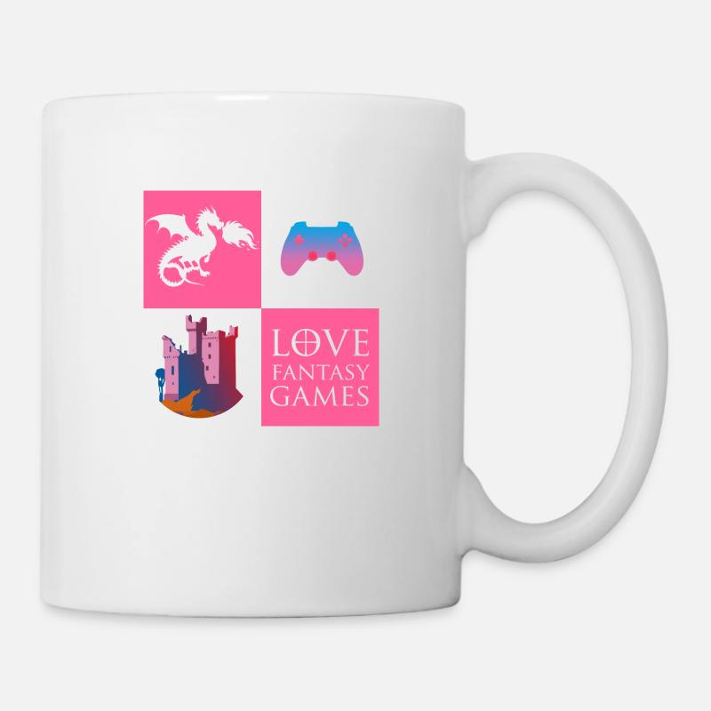 Love Fantasy Games - Mug - white