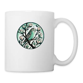 Sittich - Tasse - Weiß - Rechts