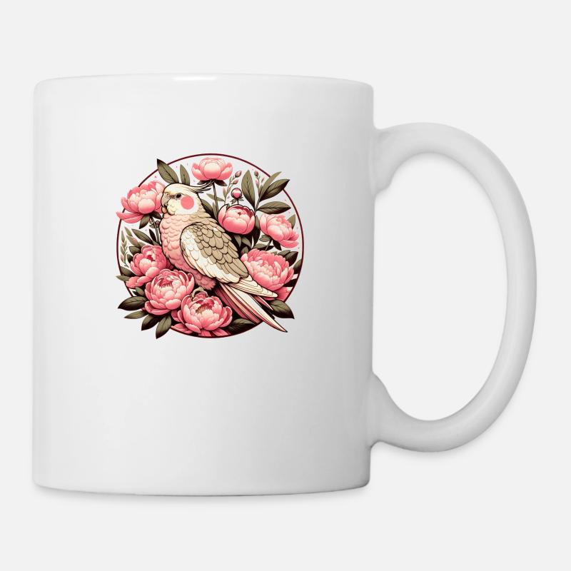 Nymphensittich - Tasse - Weiß