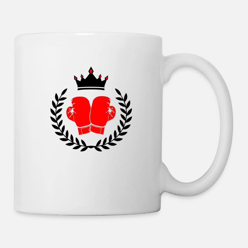 boxing boxen - Tasse - Weiß