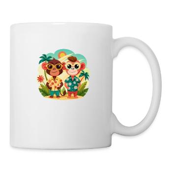 Jungle Junior: Playful Monkey Adventure - Mug - white - Right