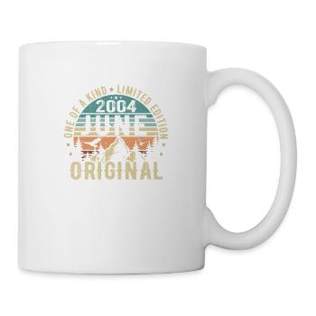 Legendär Seit Juni 2004 Geburtstag Geschenk 2004 - Tasse - Weiß - Rechts