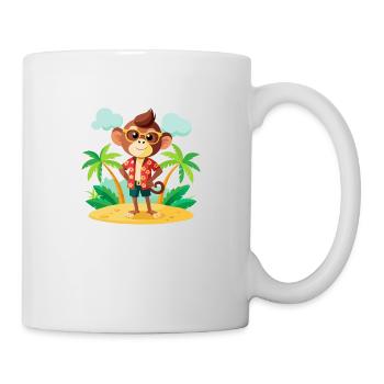 Jungle Junior: Playful Monkey Adventure - Mug - white - Right