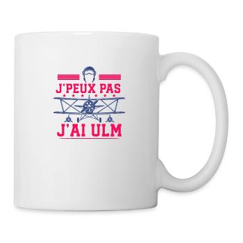 ULM J'peux pas j'ai avion ulm Pilote Voler Drôle - Mug blanc - blanc - Droite