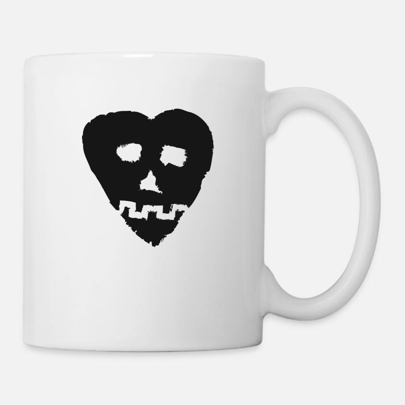 SkullHeart Logo Heart Black - Tasse - Weiß