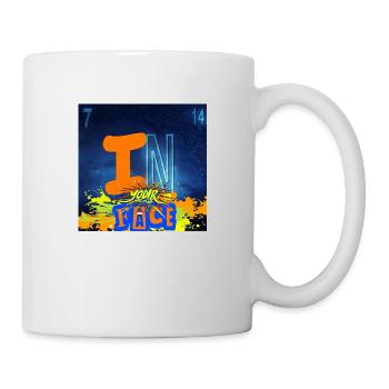"IN YOUR FACE" chemistry design - Mug - white - Right