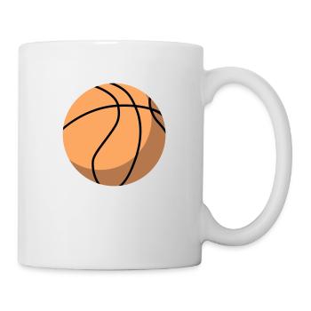Basket-ball - Mug blanc - blanc - Droite
