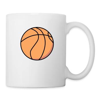Basketball 5 0 14 - Tasse - Weiß - Rechts