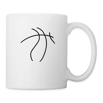 Basketball 5 0 21 - Tasse - Weiß - Rechts