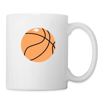 Basket-ball - Mug blanc - blanc - Droite