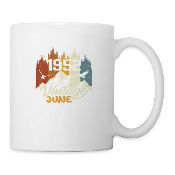 Geburtstag Legenden wurden im Juni 1952 geboren - Tasse - Weiß - Rechts