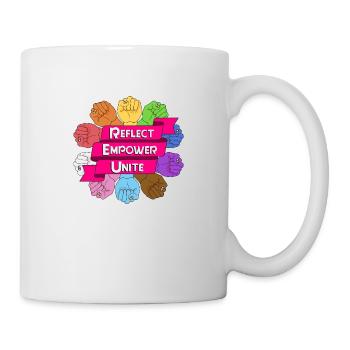 reflect empower unite - Tasse - Weiß - Rechts