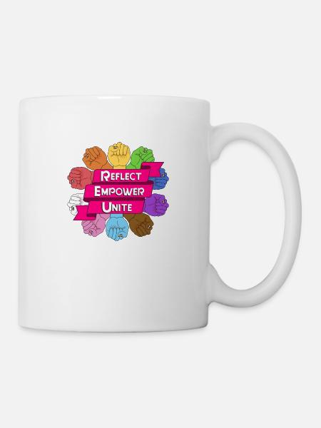reflect empower unite - Tasse - Weiß