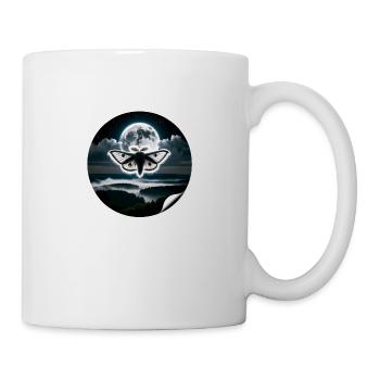 Papillon de nuit - Créatures de la nuit - Mug blanc - blanc - Droite