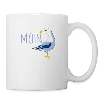 Hello with Möve - Mug - white - Right