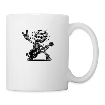 Rocker-Gitarrist - Tasse - Weiß - Rechts