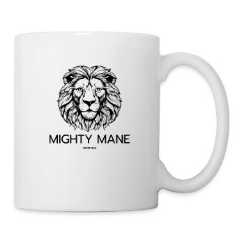 Mighty Mane - Löwenkopf - Tasse - Weiß - Rechts