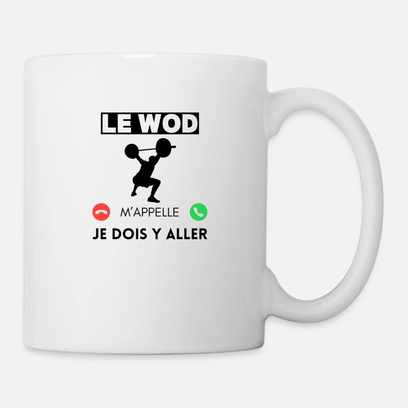 Le wod m'appelle je dois y aller - Mug blanc - blanc