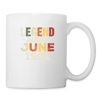 Juni 1991 Geburtstagsgeschenk Juni 1991 Juni 1991 - Tasse - Weiß - Rechts