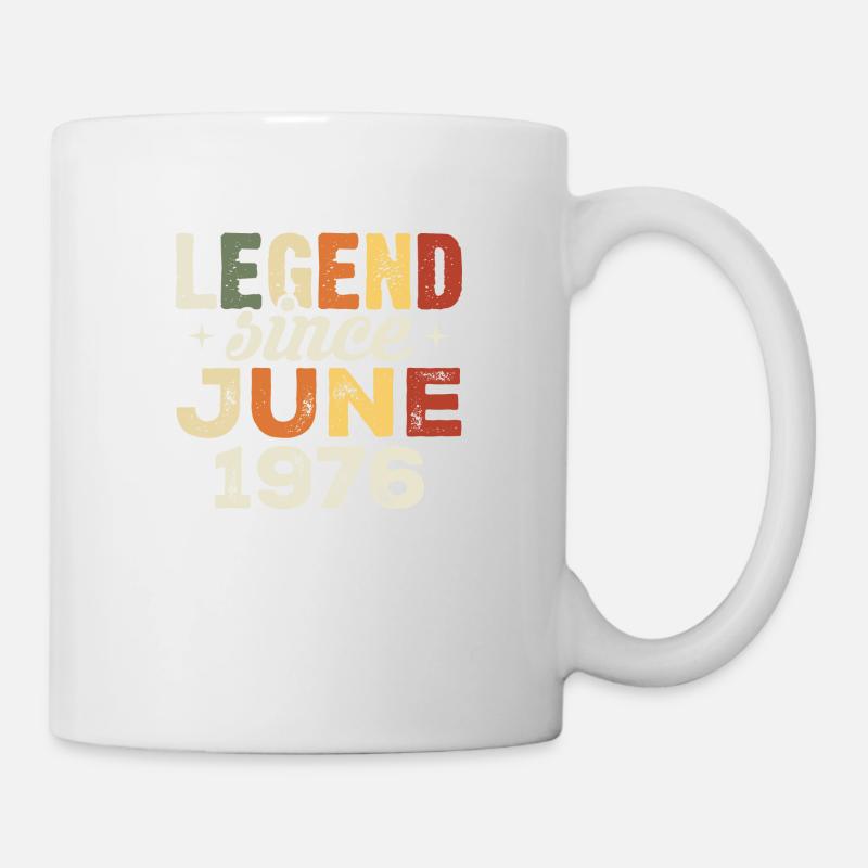 Juni 1976 Geburtstagsgeschenk Juni 1976 Juni 1976 - Tasse - Weiß