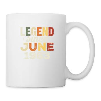 June 1963 Birthday present June 1963 June 1963 - Mug - white - Right