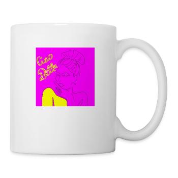 Frau Ciao Bella - Tasse - Weiß - Rechts