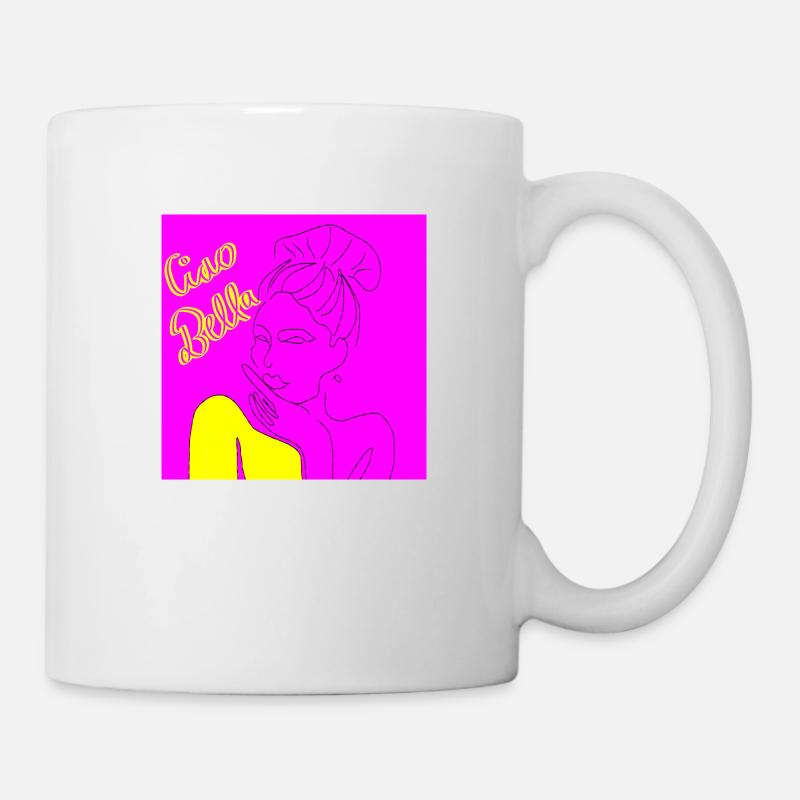 Mme Ciao Bella - Mug blanc - blanc